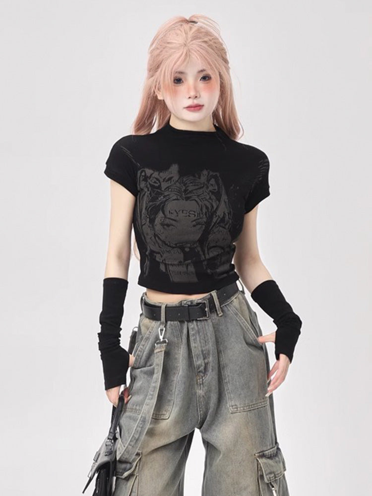 Y2K Anime Girl Shirt