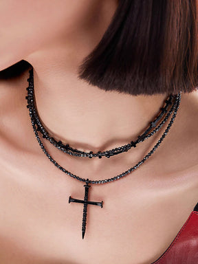 Y2K Black Necklace