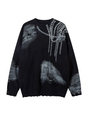 Y2K Chain Sweater