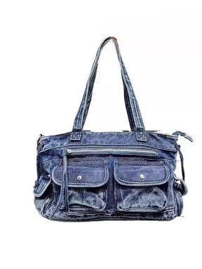 Y2K Denim Shoulder Bag