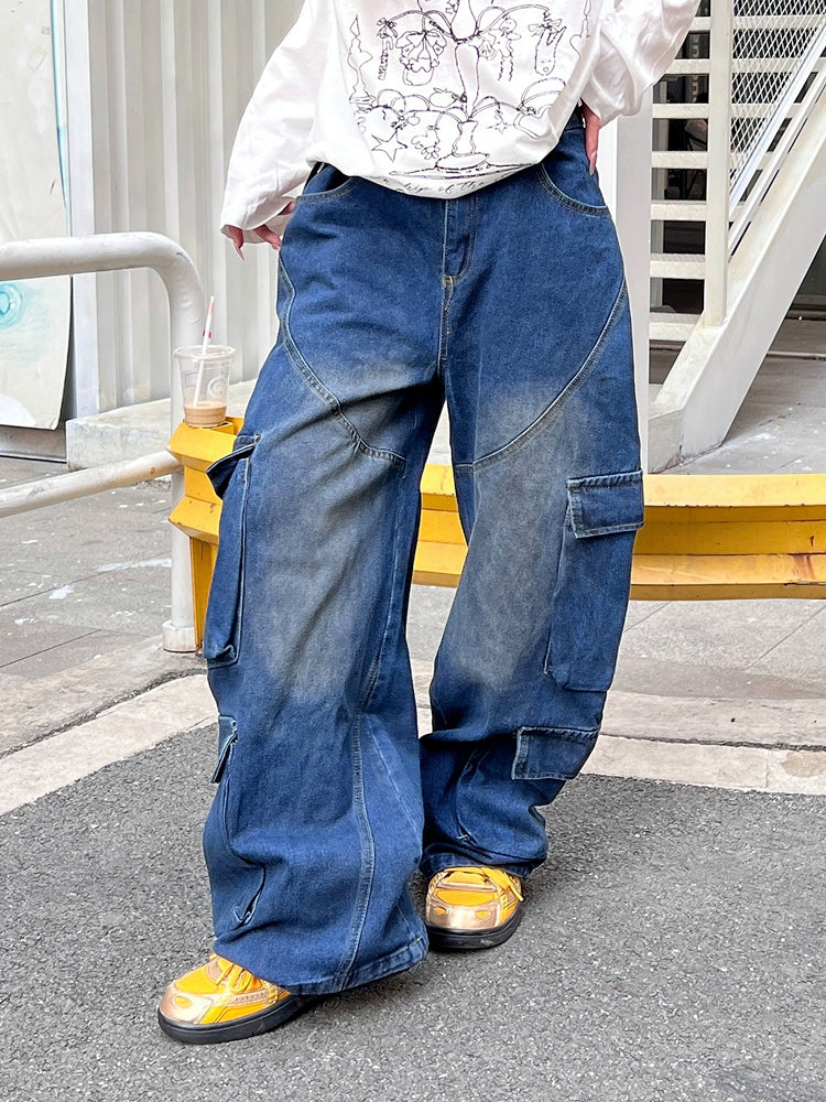 Y2K Pocket Loose Pants