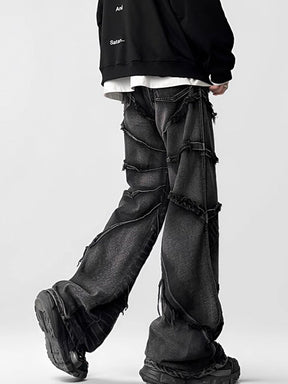 Y2K Black Ripped Jeans