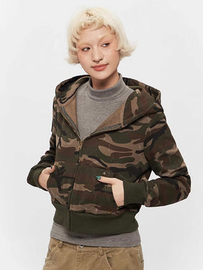 Y2K Camouflage Hoodie