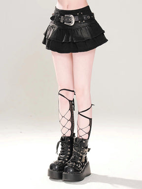 Y2K Denim Mini-Skirt