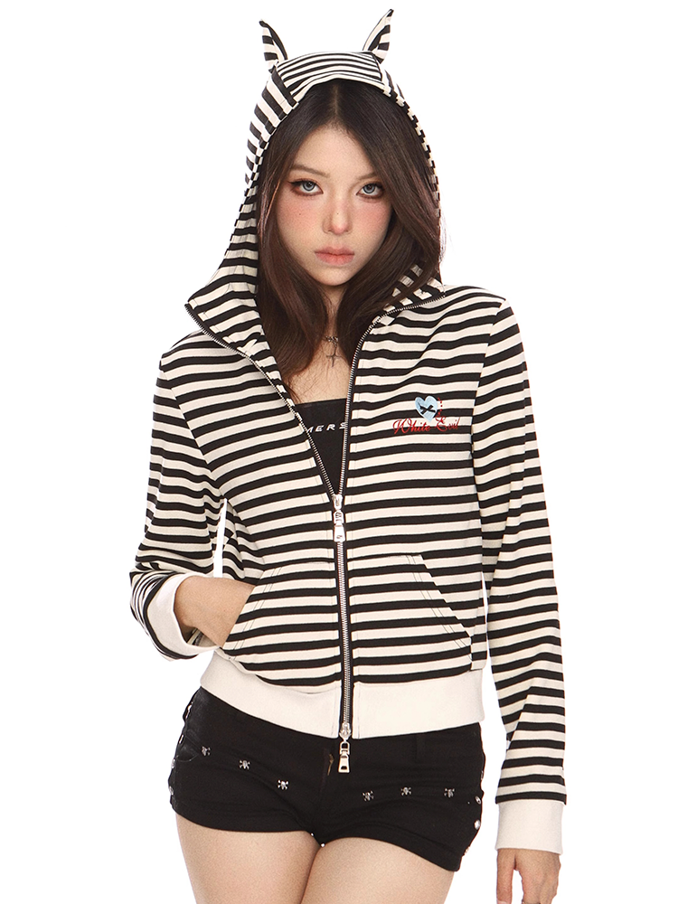 Y2K Hoodie With Ears