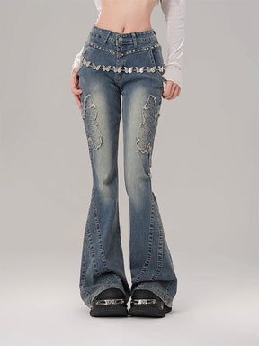 Y2K Butterfly Jeans
