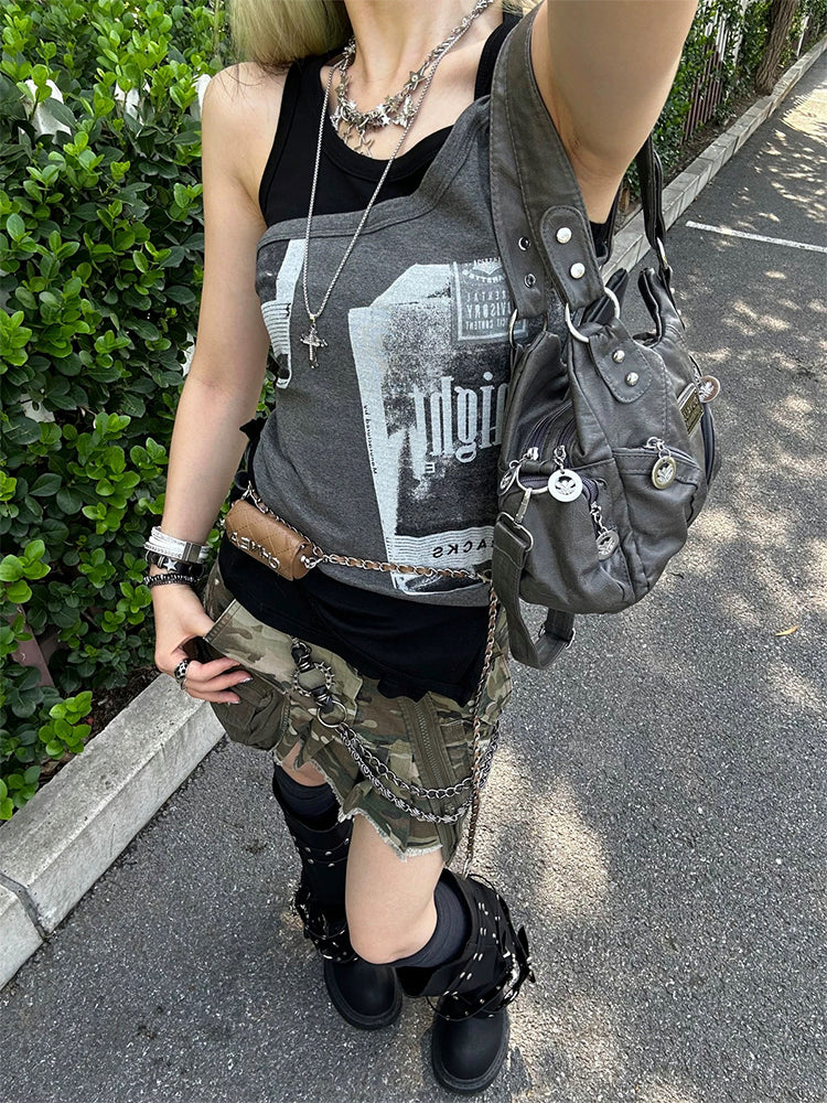 Y2K Red Shoulder Bag