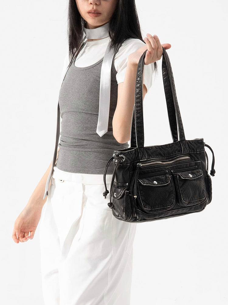 Y2K Denim Shoulder Bag