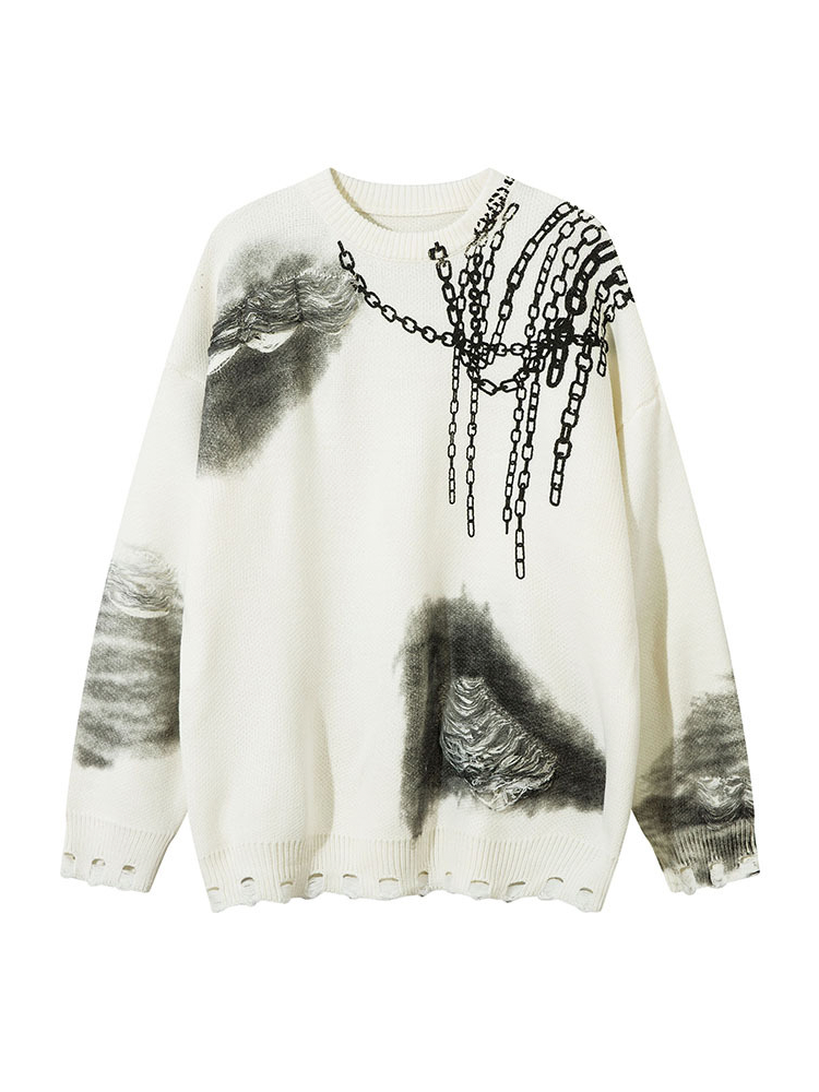 Y2K Chain Sweater