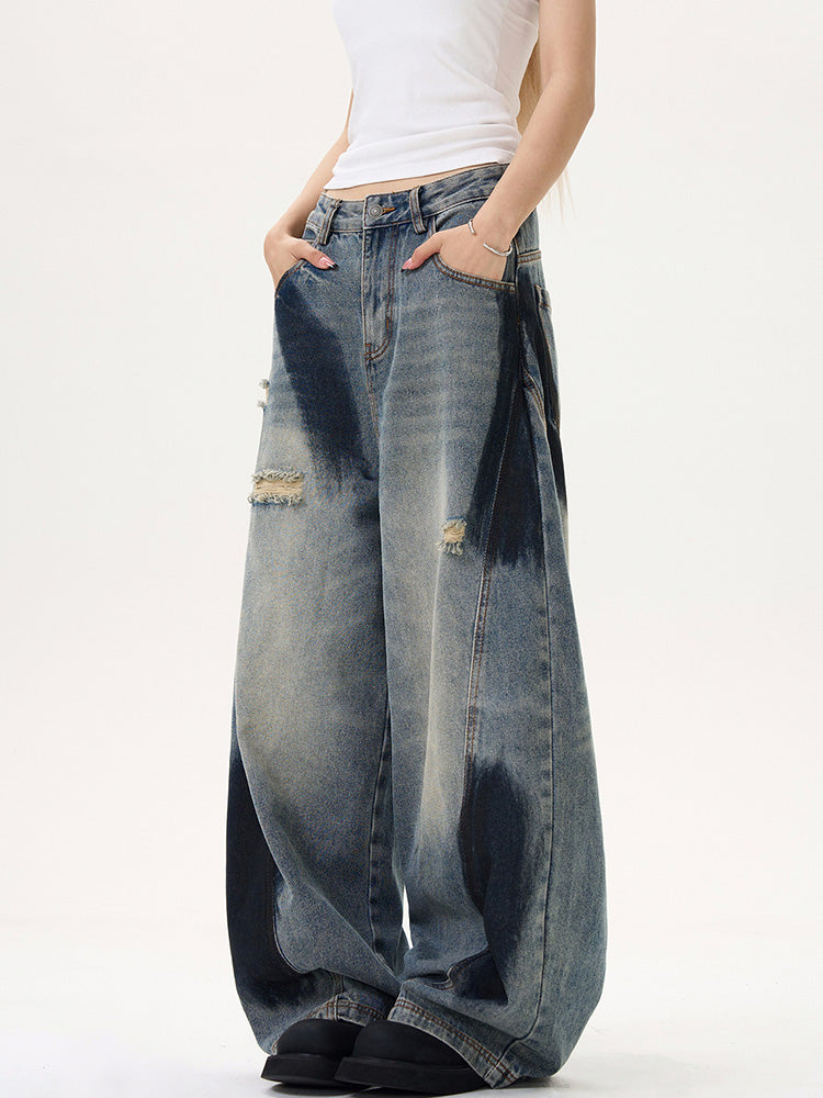 Damaged Denim Pants