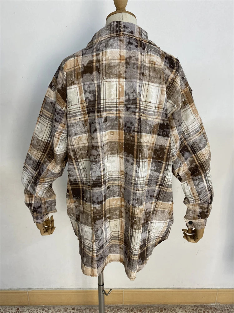 Y2K Plaid Shirt