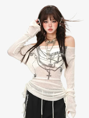 Y2K Chain Top