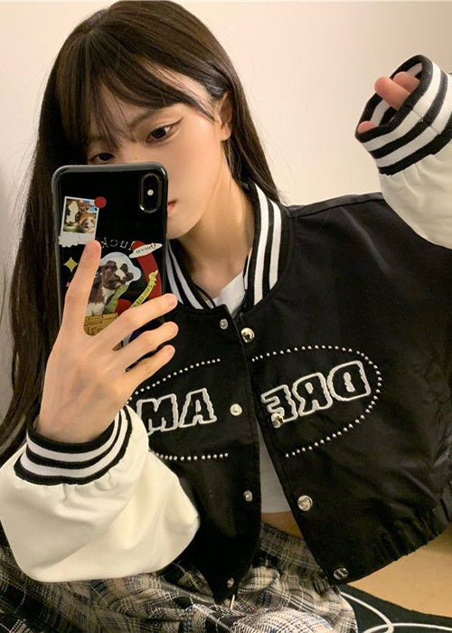 Baseball Cropped Jacket