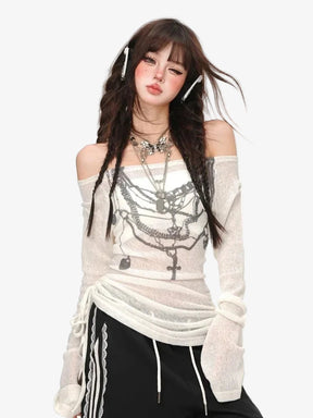 Y2K Chain Top