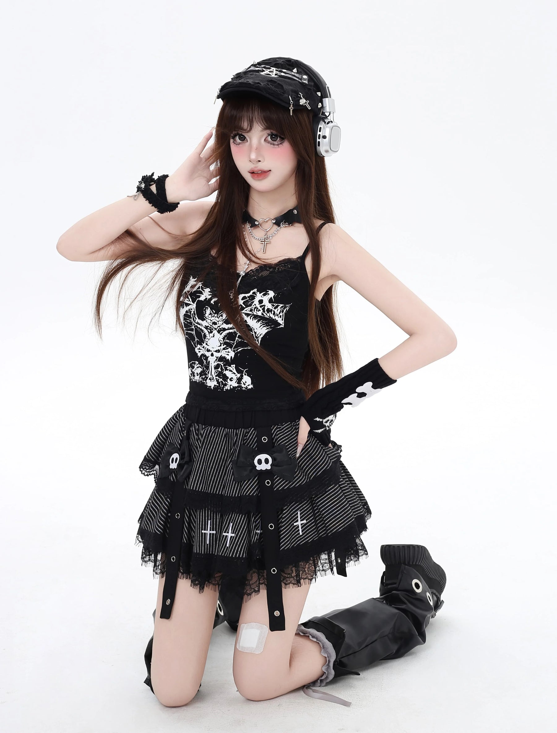 Goth Lace Top