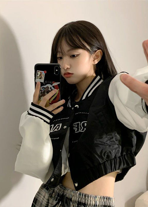 Baseball Cropped Jacket