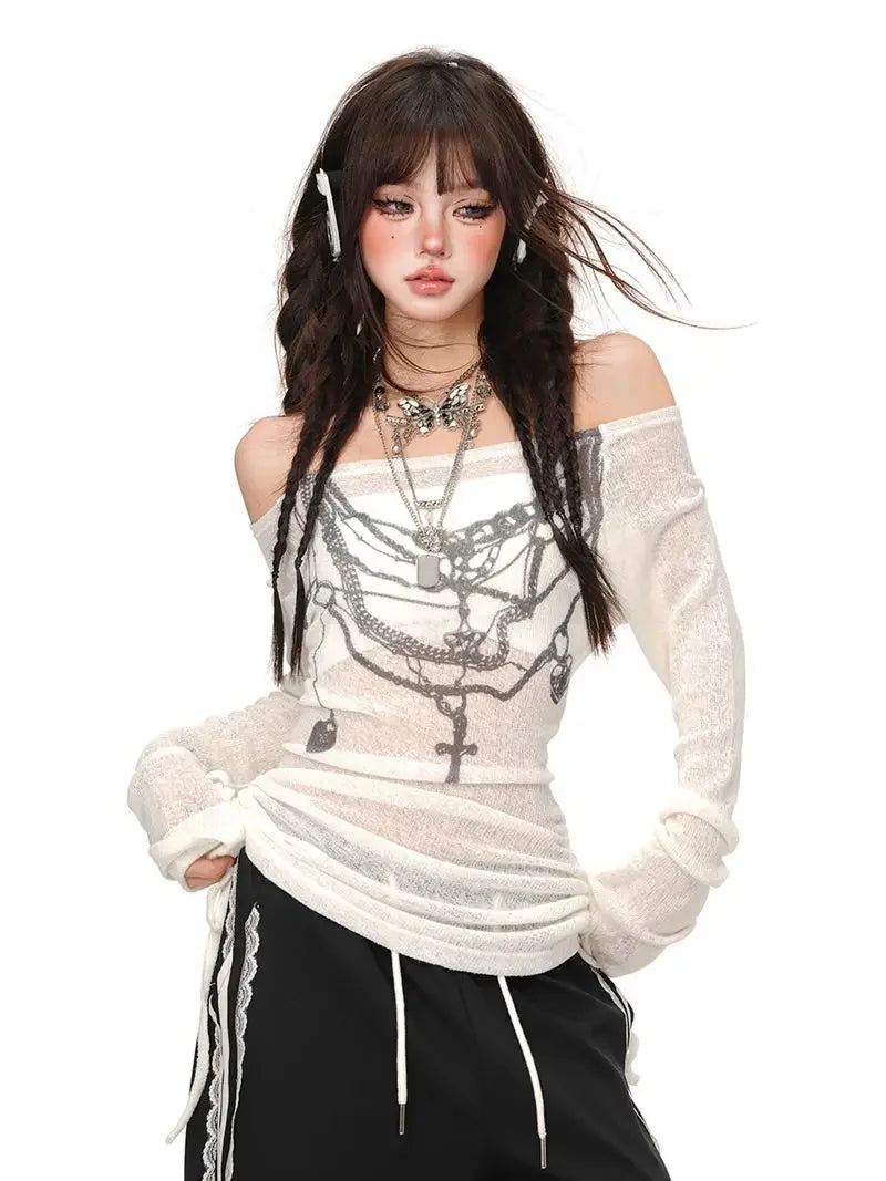 Y2K Chain Top