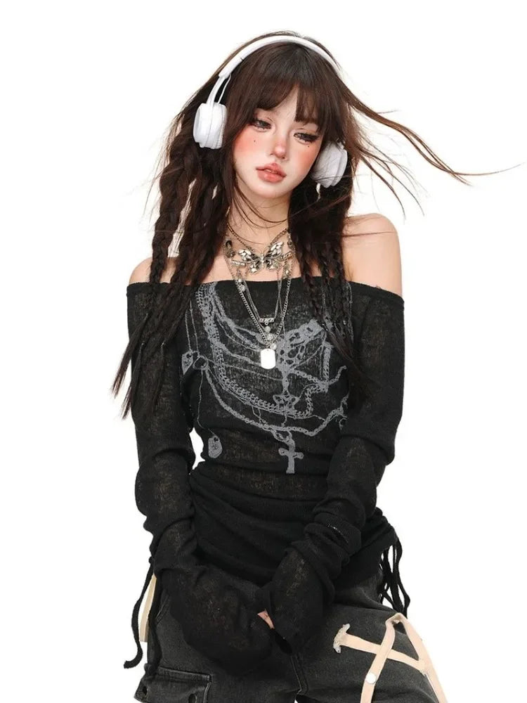 Y2K Chain Top