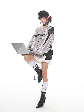 Y2K Silver Jersey
