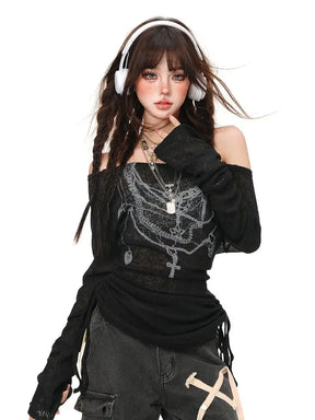 Y2K Chain Top