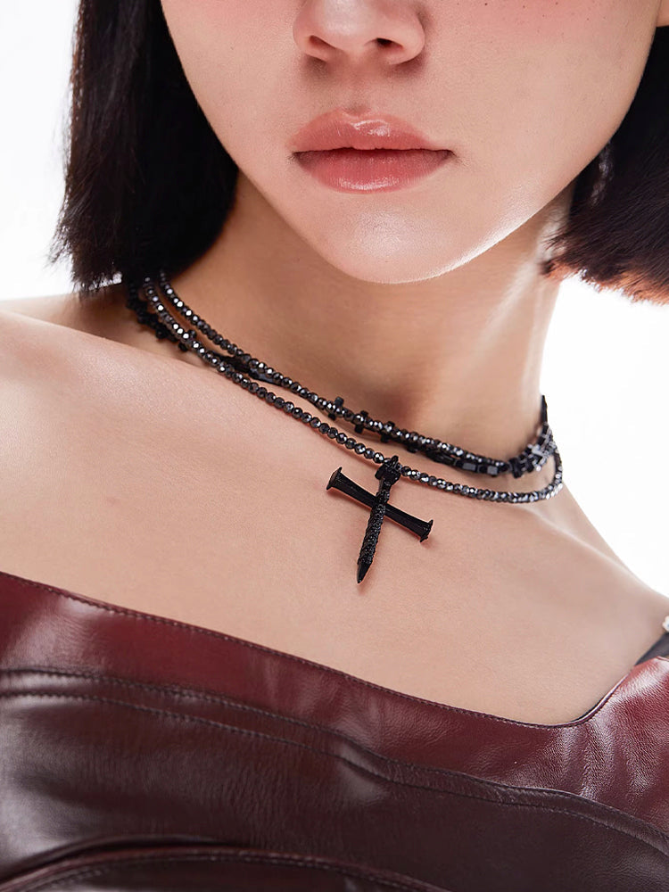 Y2K Black Necklace