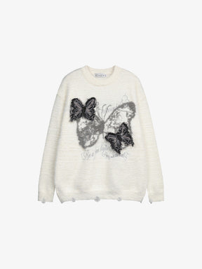Y2K Butterfly Sweater