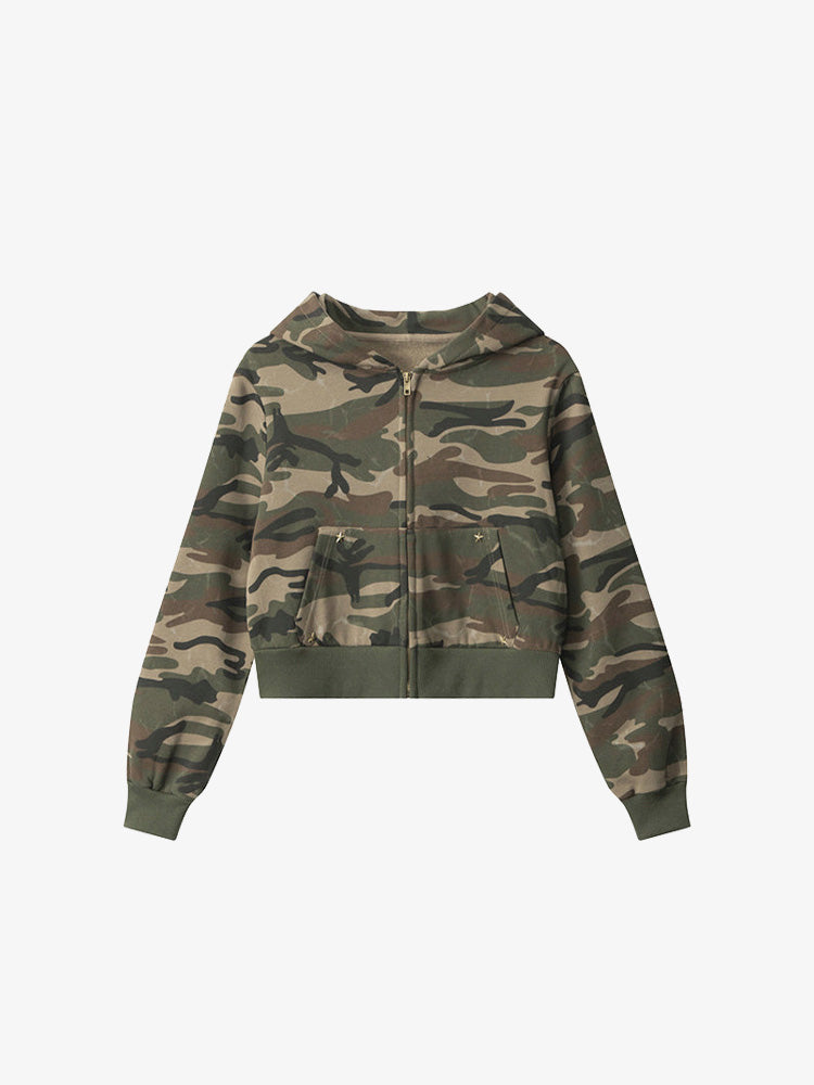 Y2K Camouflage Hoodie