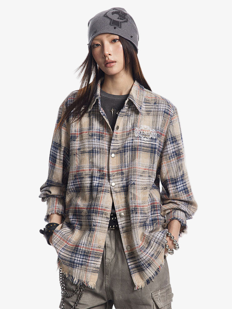 Y2K Checkered Shirt