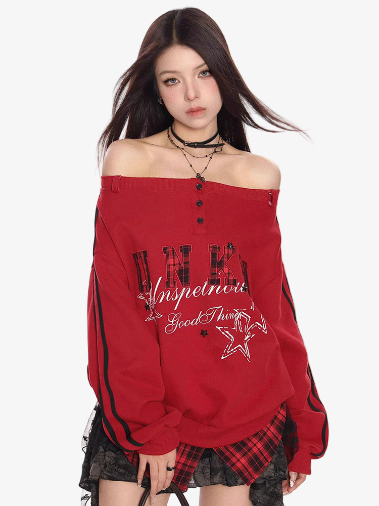 Y2K Red Sweater