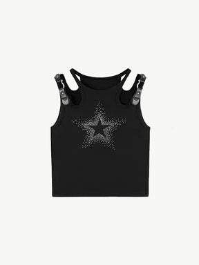 Y2K Rhinestone Shirt