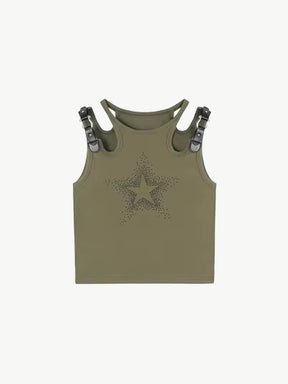 Y2K Rhinestone Shirt
