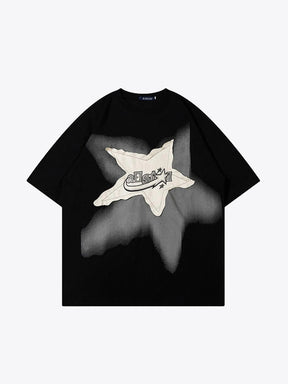 Y2K Star Patch Shirt