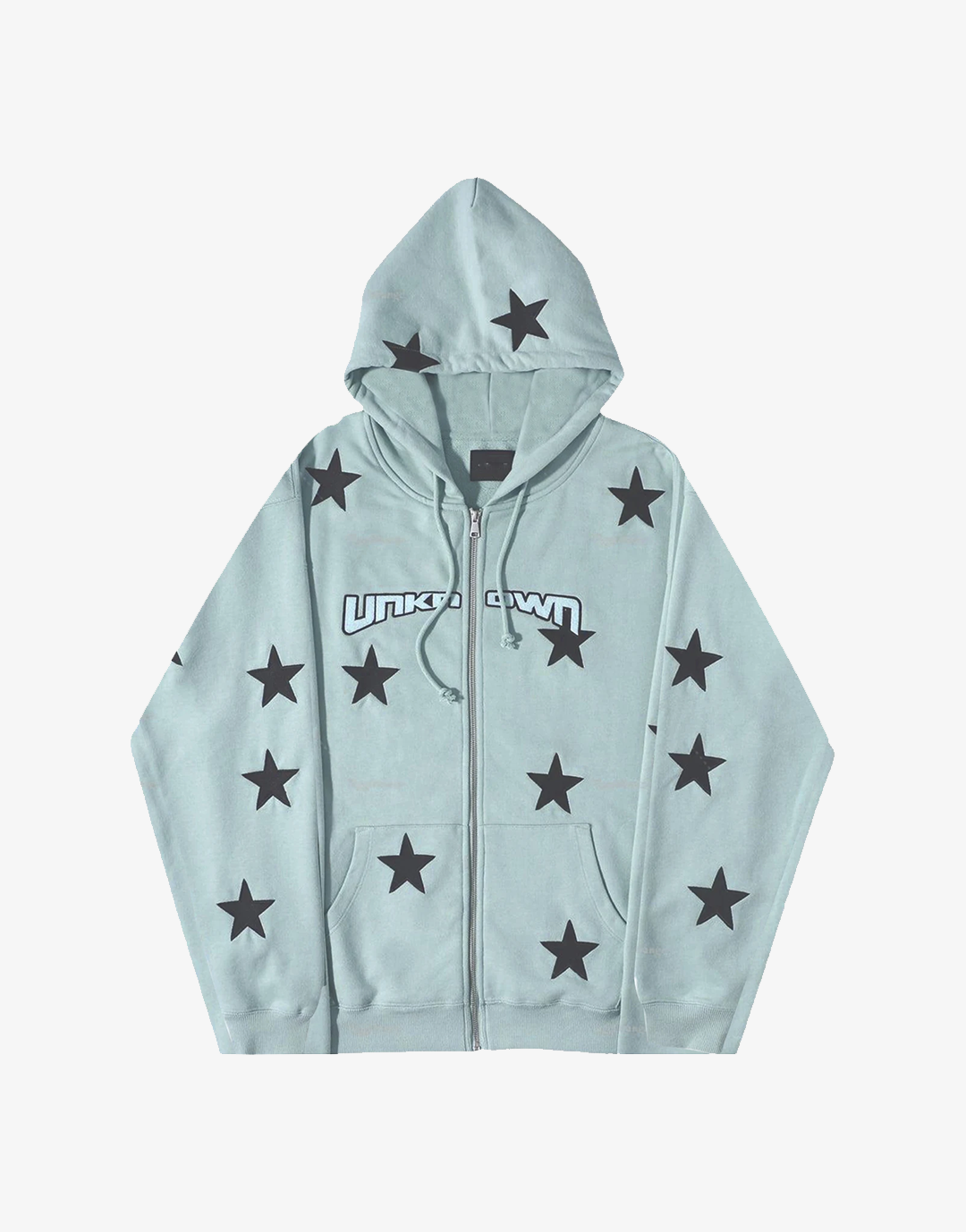 Y2K Star Zip Up Hoodie