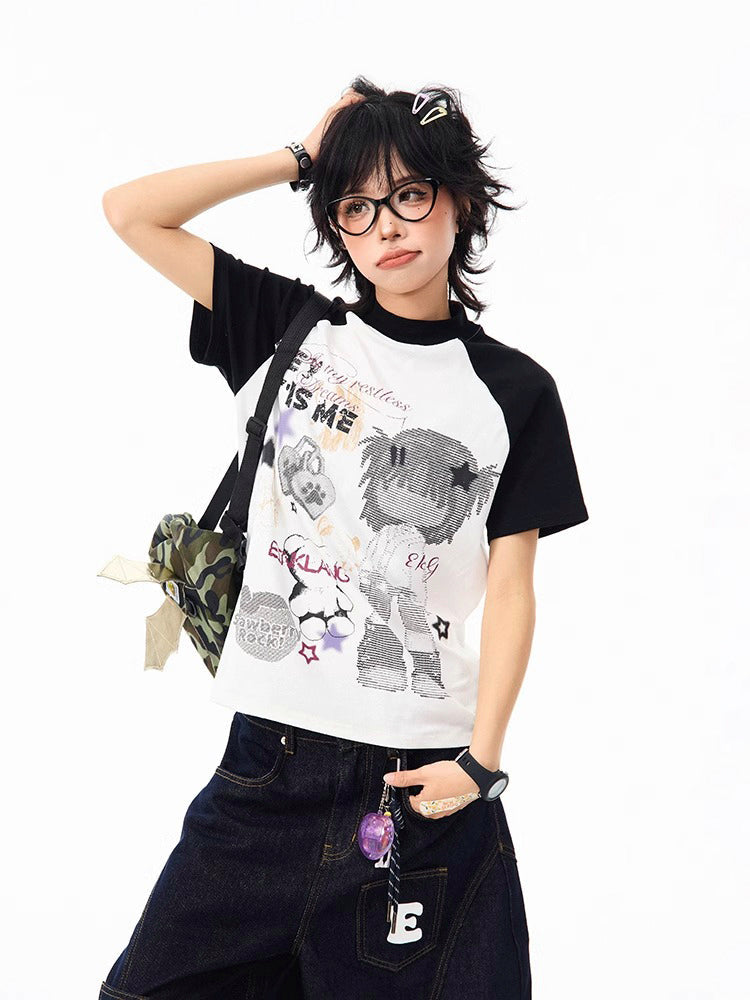 Y2K Raglan Shirt