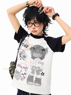 Y2K Raglan Shirt