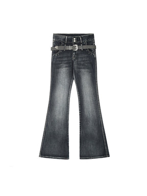 Y2K Low Rise Flared Jeans