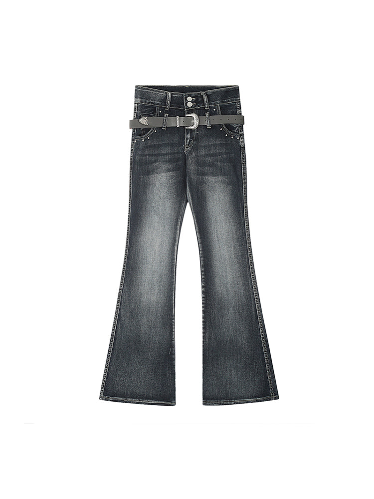 Y2K Low Rise Flared Jeans