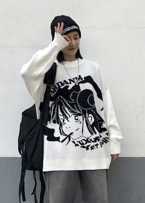 Aesthetic Anime Sweater