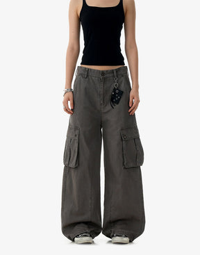 Y2K Khaki Cargo Pants