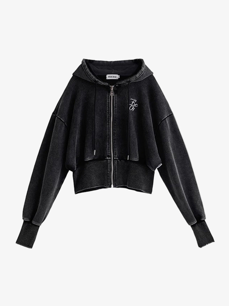 Y2K Acid Wash Hoodie