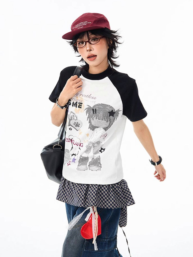 Y2K Raglan Shirt