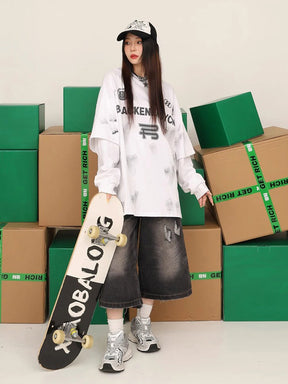 Y2K Distressed Shirt