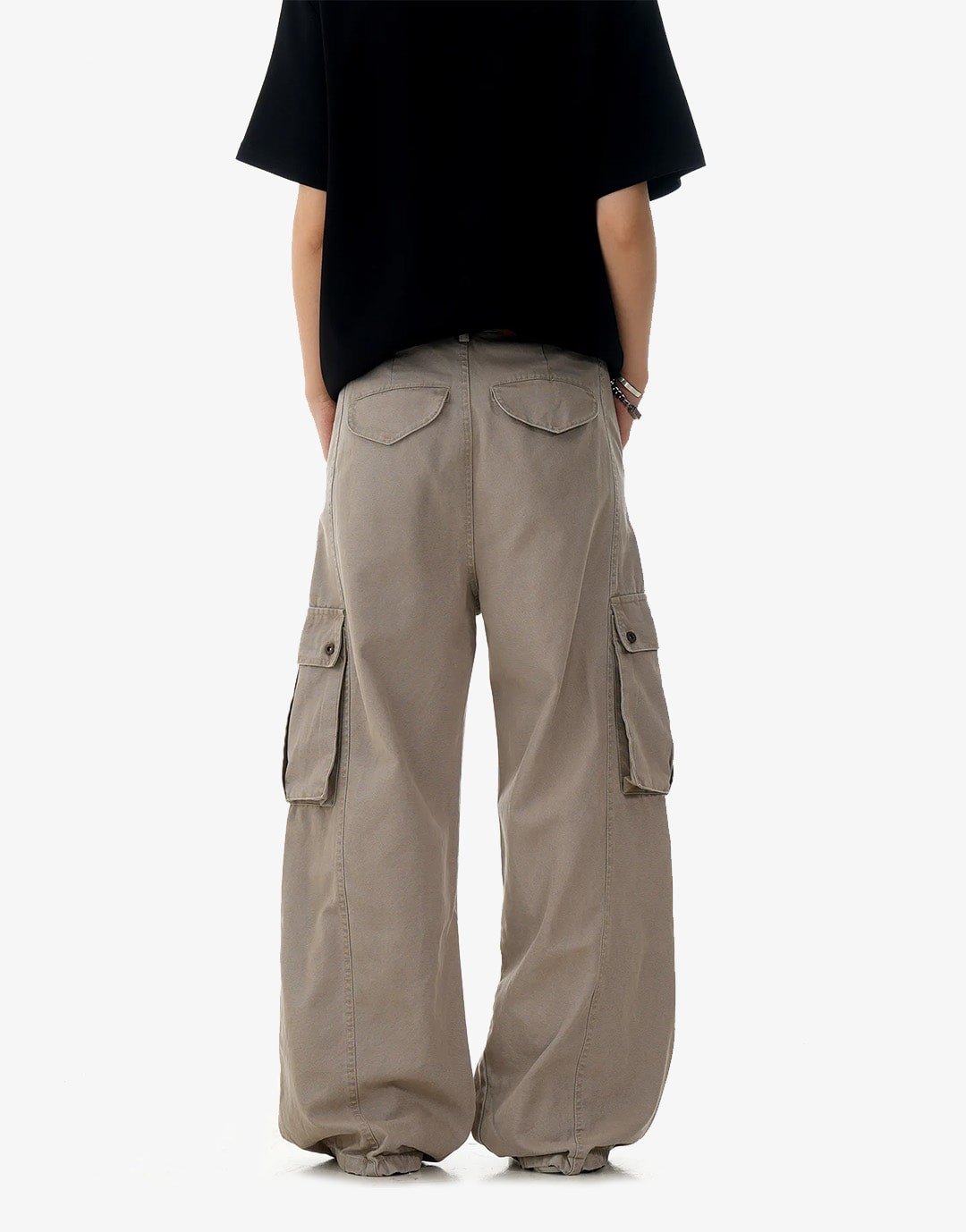 Y2K Khaki Cargo Pants