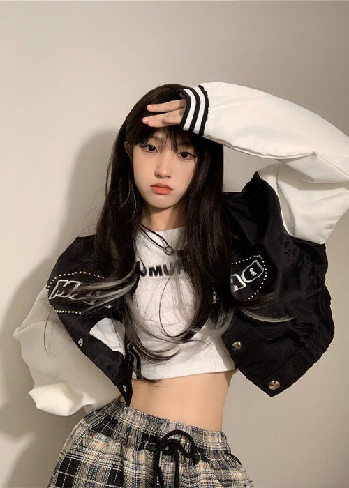 Baseball Cropped Jacket