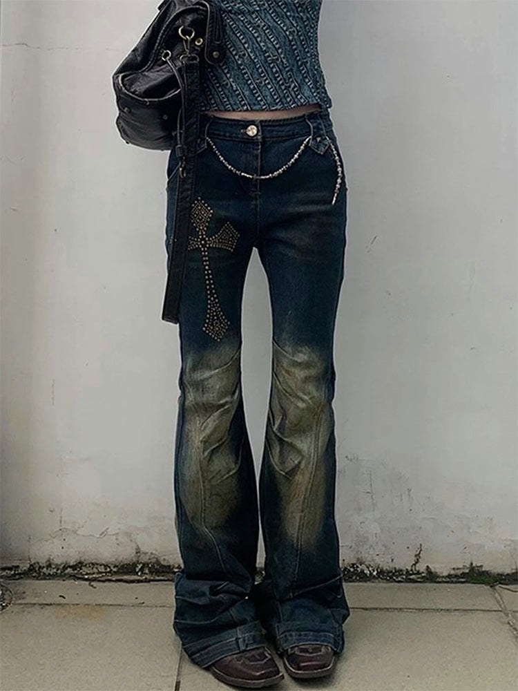Y2K Cross Jeans
