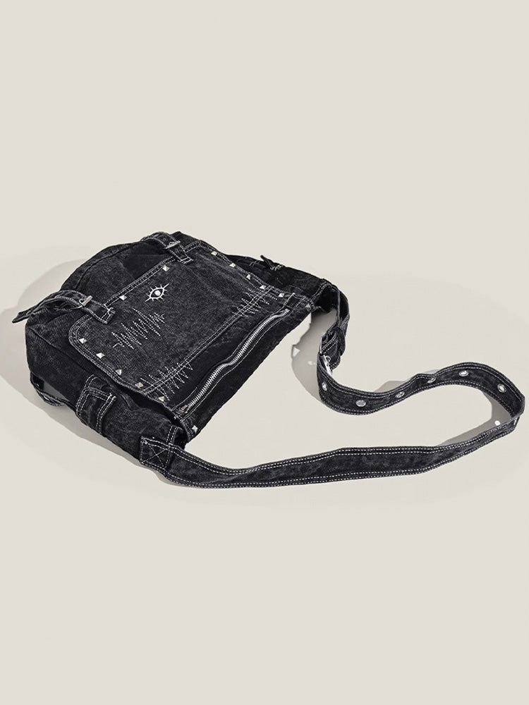 Y2K Wash Denim Bag