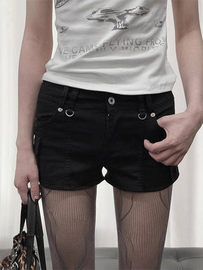 Black Baggy Shorts