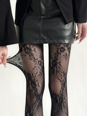 Y2K Lace Tights