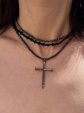 Y2K Black Necklace