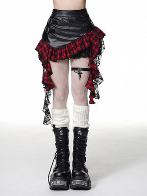 Asymmetrical Short Skirt